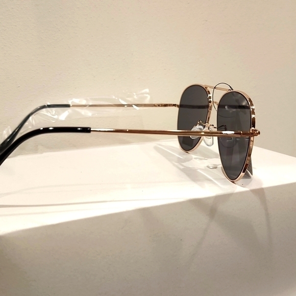 Air Force Flat Lens Aviator Sunglasses - Picture 2 of 8